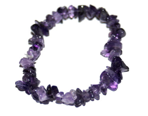 Amethyst Chip Bracelet